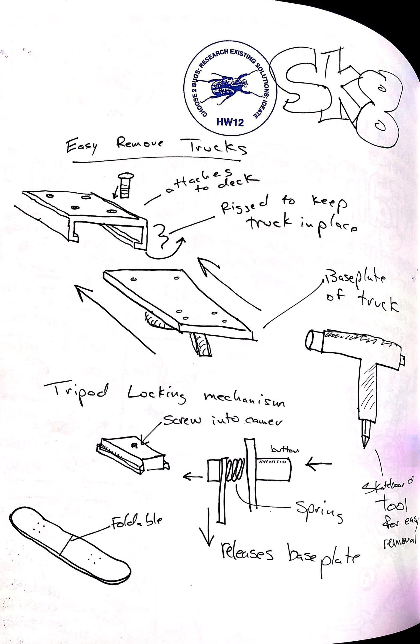 Skate Truck Binding image 1